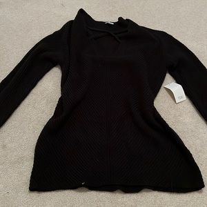 Tobi black sweater dress